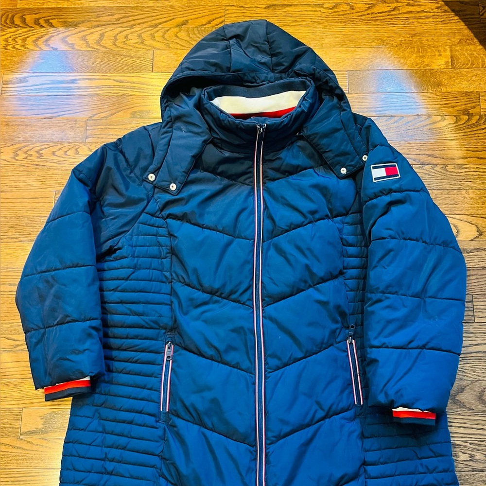 Tommy Hilfiger Navy and Red Jacket